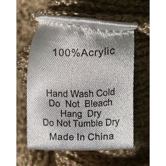 Mod Ref Waffle Knit Lightweight Gold Sweater Small - Picture 6 of 6